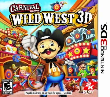 Carnival Games Wild West 3D (Usa) box cover front